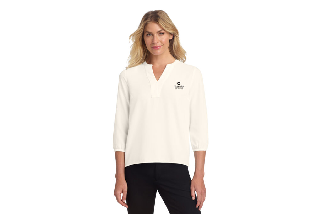 Forward Coaching | Mercer+Mettle® Women's Stretch Crepe Long Sleeve Camp Blouse